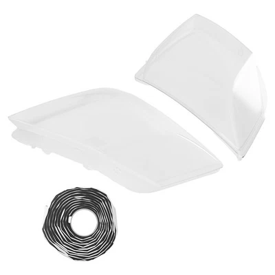 Pair Transparent Headlight Lens Cover+glue For Cadillac Cts 2008-2013 Plastic - Image 1 of 4