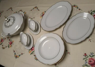 Sehr schönes ⭐ Rheinpfalz ⭐ 12 Tlg. Geschirr   Goldrand - Bild 1 von 4