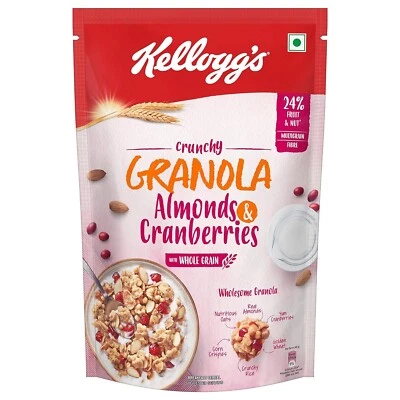Almendras y arándanos granola crujientes Kellogg's 460 g Foto 1 de 4