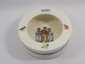 Antike Kinder 30er Jahre Keramik Schale KOSTENLOSER USA VERSAND! - Bild 1 von 8