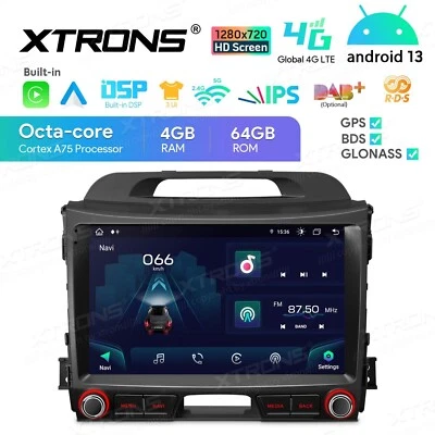 AUTORADIO ANDROID 13 4/64GB STEREO AUTO KIA SPORTAGE SERIE3 2010-2015 NAVI GPS - Immagine 1 di 4