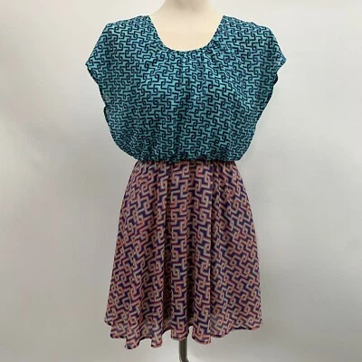 Vestido feminino Bar III primeira fila X-pequeno XS multicolor  - Imagem 1 de 4