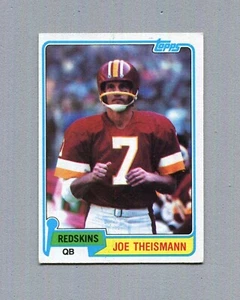1981 Topps #165 Joe Theismann - Picture 1 of 2