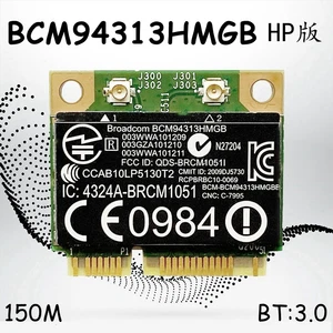 HP G4 G6 cq43 CQ56 dv6 dv7 G7 wireless network card BCM94313HMGB - Zdjęcie 1 z 2