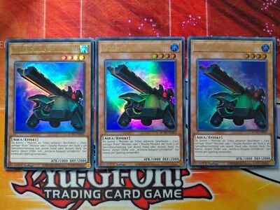 3x ARTILLERIE-KATAPULT-SCHILDKRÖTE - ROTD-DE003 Ultra Rare 1. Auflage NM Playset - Bild 1 von 3