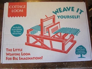 Vintage Sixth & Orange Cottage Loom (rigid heddle loom) Tabeltop Weaving Loom - Picture 1 of 4