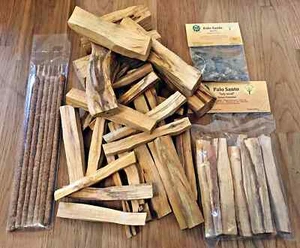 Palo Santo Sticks Resins Woods All Sizes HIGH OIL Fresh Cut-Rich Aroma - Picture 1 of 1