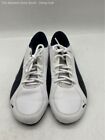 PUMA Men's BMW MS Drift White and Blue Sneakers Size-11.5