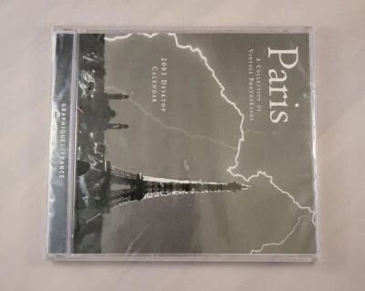 PARIS : A COLLECTION OF VINTAGE PHOTOGRAPHY 2003 DESKTOP CALANDER PC CD-ROM NEW - Image 1 of 4