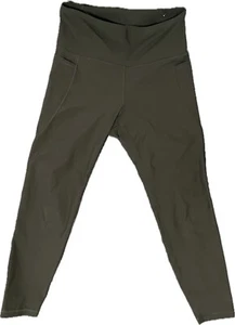 Old Navy Powersoft High Rise Taper Leggings Size Large Dark Gray Pockets - Bild 1 von 7