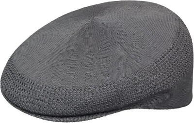 KANGOL® ORIGINAL 504 VENTAIR CAP FLATCAP SCHIEBERMÜTZE MÜTZE KAPPE DUNKELGRAU
