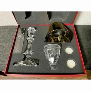 Baccarat Our Fire Candle Stand New with Box Rare item - Picture 1 of 6