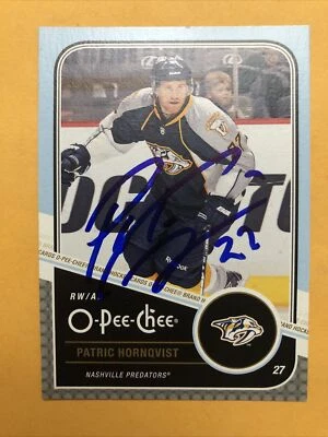 Patric Hornqvist Signed Nashville Predators Card - Image 1 of 2