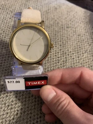 Женские кварцевые аналоговые часы Timex TW2P96200 Indiglo натуральная кожа - Изображение 1 из 2