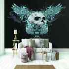 Beautiful Wings Skull Full Wall Mural Photo Wallpaper Printing 3D Decor Kid Home