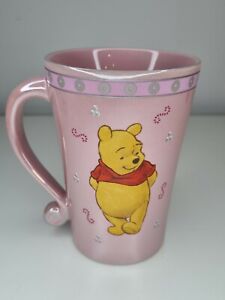 Disney Store Winnie The Pooh Pink Ceramic Mug Coffee Cup