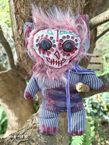 Custom made doll. Horror Bear. Creepy Plushie Art Doll. Halloween - Picture 1 of 6