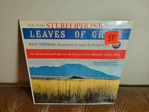 DR. NORMAN Soreng Wright ~ WALT WHITMAN LEAVES OF GRAS - 1961 PUNKT WERKSEITIG VERSIEGELT - Bild 1 von 1