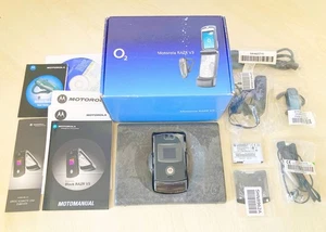 Motorola RAZR V3 - Black - Brand NEW in Box - Original - Unlocked - Picture 1 of 9