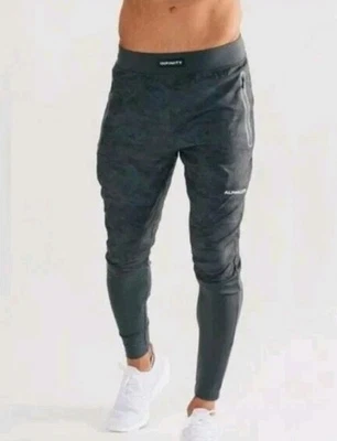 Pantalones Tech Jogger ELASTIZADOS Gris sobre Gris Camuflaje Nuevo sin Etiquetas Alphalete Infinity Talla M x 29" Foto 1 de 4