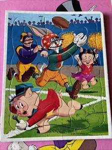 Bugs Bunny Whitman 1976 Frame Tray Puzzle Warner Bros Child Development - Picture 1 of 5
