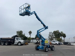 2007 Genie Z-45/25J 45' 4WD Diesel Articulating Boom Lift Man Aerial bidadoo - Picture 1 of 12