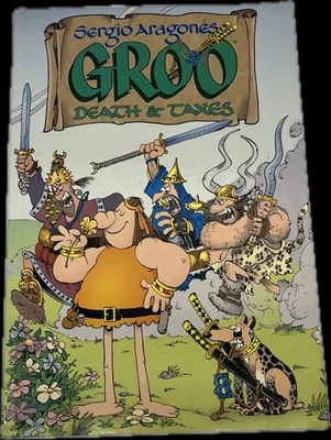 GROO DEATH & TAXES TPB RARO FUERA DE SERVICIO DIFÍCIL DE ENCONTRAR CABALLO OSCURO SERGIO ARAGONESO Foto 1 de 3