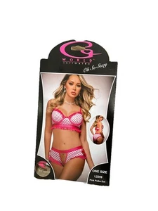 Sexy Bra and Panty Sets,Embroidered Two Piece Underwire Lingerie Set - Picture 1 of 2