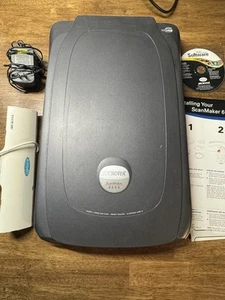 Vintage Microtek ScanMaker 6000 Flatbed Scanner -Manual, Light, Cable - Untested - Picture 1 of 2