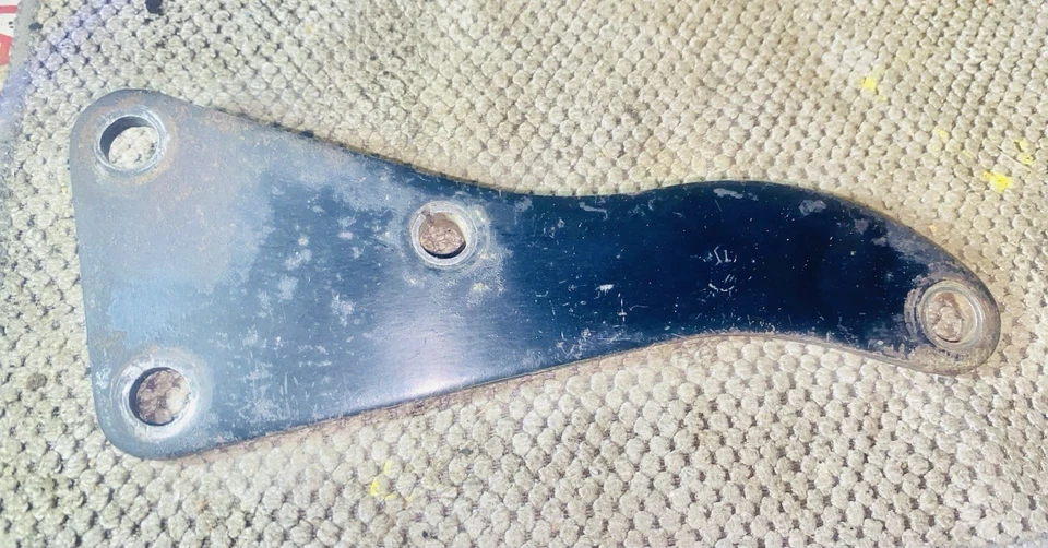 1969 396 Chevy  lower DSL alternator bracket with smog ring  GM Original - Image 1 of 3