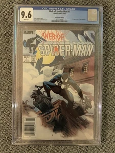 Web of Spider-Man #1 - CGC 9.6 - Kiosk Variante (Marvel 1985) - Bild 1 von 2