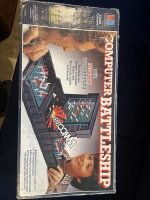 Complete WORKING vintage MB COMPUTER BATTLESHIPS BOARD GAME electronic 1983 - Image 1 of 2