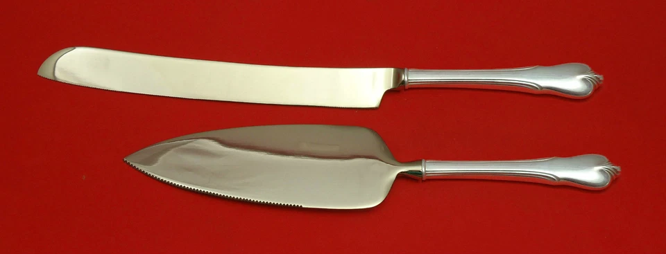 Набор свадебных тортов Grand Colonial от Wallace из чистого серебра сервиз 2 шт. на заказ HH - Изображение 1 из 1