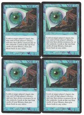 Magic the Gathering MTG Onslaught Spy Network Cards by Ron Spears X4