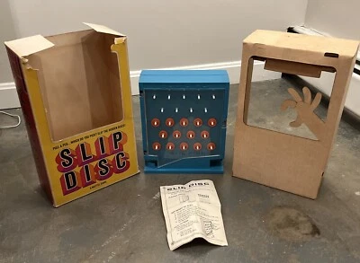 Slip Disc Tabletop Hidden Disc Peg Game By Mattel 1969 COMPLETE & GREAT COND - Image 1 of 4