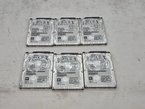 Lot of 6 HGST Z7K500 HTS725050A7E630 500 GB 2.5" SATA HDD PN 0J26005 - Picture 1 of 6