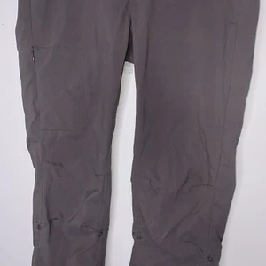 Prana Womens Gray Roll Up Pants Stretch Size 6 Regular Cargo Hiking Pockets - Bild 1 von 7