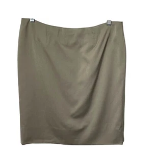 Vintage Louis Feraud Women's Pencil Skirt Size 6 Lined 100% New Wool W. Germany - Picture 1 of 7