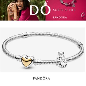 Angel of Love Anioł PANDORA Charm z bransoletą Zestaw startowy 925 Srebro próby