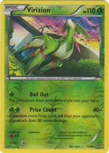 Pokemon - Virizion - 12/98 - Holo Rare - Reverse Holo - XY - Ancient Origins - N - Picture 1 of 1