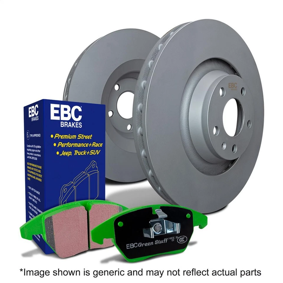 EBC Disc Brake Pad and Rotor Kit - Front S11K FMSI D931 2003 and up Fits Ford Cr Foto 1 de 4