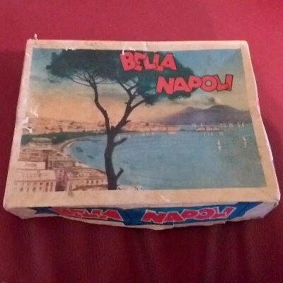 BELLISSIMA TOMBOLA VINTAGE  BELLA NAPOLI SENZA 4 PERDINE TUTTE CARTELLE 1/24  - Immagine 1 di 4