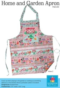 Sewing Pattern - Home and Garden Apron Poorhouse Quilt Designs (M204.41) - Picture 1 of 2