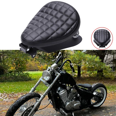Asiento de conductor Bobber motocicleta solo muelle de 3" para Honda Shadow Spirit VT 1100 750 Foto 1 de 4