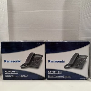 Panasonic KX-TSC11B Integrated 50 Station Caller ID Call Waiting Telephone Qty 2 - Picture 1 of 10