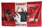NOTTINGHAM FOREST I JUST CAN'T GET ENOUGH FOOTBALL FLAG 5x3 FREE 48HR POST