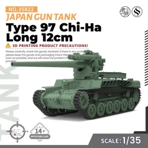 SSMODEL SS35822 1/35 Kit Modelo Militar Japón Tipo 97 Chi-Ha Largo 12cm Pistola Tanque - Imagen 1 de 5