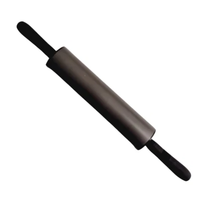Steel Rolling Pin - 10" Barrel - 4" Comfort Handles - Non-Stick Coating - Image 1 of 3