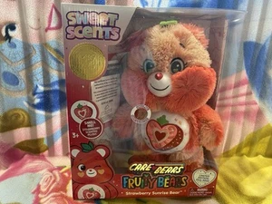 3000 ONLY! NIB SWEET SCENTS FRUITY BEARS STRAWBERRY SUNRISE AUSTRALIAN CARE BEAR - Picture 1 of 4
