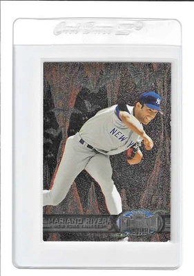 Tarjeta de Mariano Rivera 1997 SkyBox Metal Universe #122 Yankees HOF - Excelente Foto 1 de 2